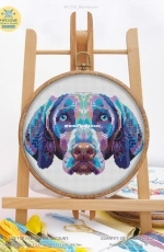 Awesome Pattern Studio C756 - Mandala Weimaraner