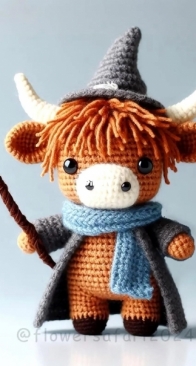 Flower Safari - Lior Zochovizky - magical highland cow