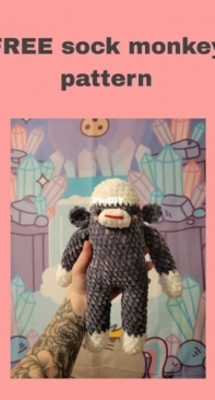 Handmade By Humley - Smileiheartyou - Sock Monkey - Free