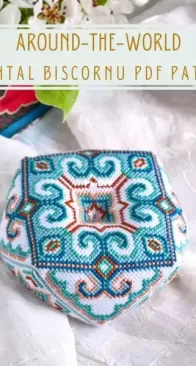 Atelier pin and needle - Around-the-World - Oriental biscornu