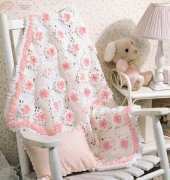 Leisure Arts 801089 Rosy Ruffles Baby Wrap by Anne Halliday