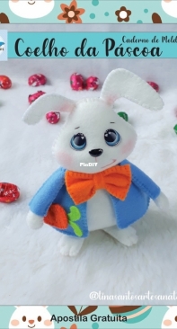 Tina Santos Artesanato - Easter Bunny - Coelho da Pascoa - Portuguese - Free
