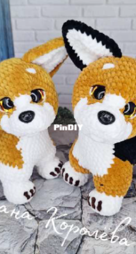 Oxy Knitting - Oksana Koroleva - Оксана Королева - Корги Corgi - Russian