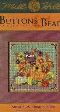 Mill Hill MH14-2125 Floral Pumpkin XSD