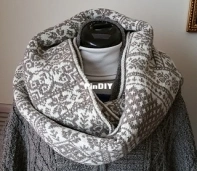Crazed Scandinavian Cowl by Wendy D. Johnson - Wendy Knits