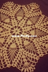 Doily with pinneapples