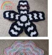 Donnas Crochet Design-Flower Inspired Rugs