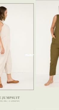 Elizabeth Suzann Studio - Elizabeth Pape - Clyde Jumpsuit - Sewing