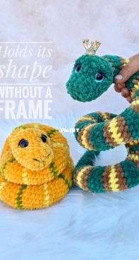 Noklek Krungnok-Crochet snake pattern