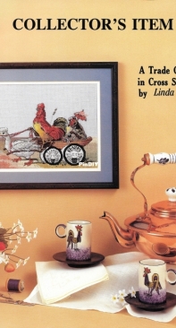 The Scarlet Thread - Collectors Item IV - A Trade Card in Cross Stitch by Linda Jary