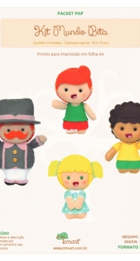 Timart - Fatima Barbosa - Bita World Kit- Kit Mundo Bita - Portuguese