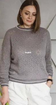 Sexfoil Sweater by Tanya Mulokas - Russian