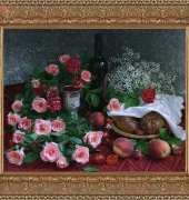 Levron - Still Life with Fruits and Flowers