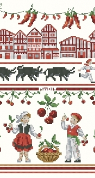 Feria by V. Enginger from the Book Fetes et Regions de France page 69 PCS