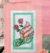 Cupcake of the Month - Birthday by Durene Jones from The World of Cross Stitching TWOCS 191 XSD