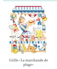 LBP Les Brodeuses Parisiennes - Les grilles - GLMP/GRI - La marchande de plage