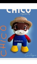 Caco Amigurumi - Juliana Sanches - Chico o Fazendeiro Pop - Portuguese
