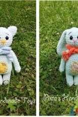 Pixtas Handmade - Lyudmila Pershina - Mini Bunny and Kitten - Russian - Free
