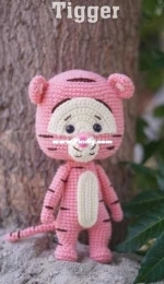 Amigurumi by Orange - Orange Amigurumi - Namsom Pan - Saovalux Asaman - Tigger - Tigrão - Portuguese  - Translated