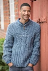 Dale Gull 390-04 Peter genser denim by Iselin Hafseld – Norwegian – free