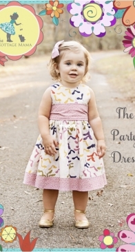The Cottage Mama - The Party Dress  - Size 6 months - 10 years