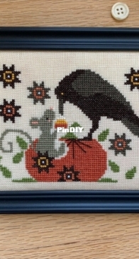 Stitches By Ethel - Candy Corn & Pumpkin