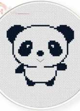 Daily Cross Stitch - Cutey Panda