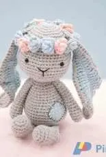 The Little Hook Crochet - Little Aqua Girl - Bubbles and Bongo - Erinna Lee - Matilda the Bunny