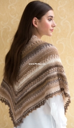 Simple Knit Shawl by Teresa Chorzepa for Tahki Yarns - Free