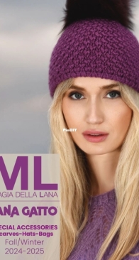 Magia della Lana - Lana Gatto - Special Accessories Scarves-Hats-Bags - Fall/Winter 2024-2025 - Free
