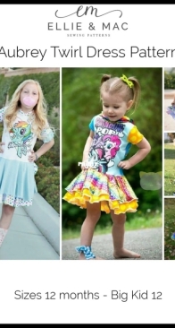 Ellie and Mac - Aubrey Twirl Dress - Sizes 12 Months - 12 Years