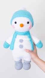 Bunnies and Yarn - Michelle Alvarez - Eugene the Friendly Snowman