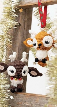 AmiFan - Yvette Riedstra - Reindeer desktopbuddy 1 - Rendier vriendje - Dutch