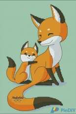 Fox Love by Nadezhda Gavrilenkova