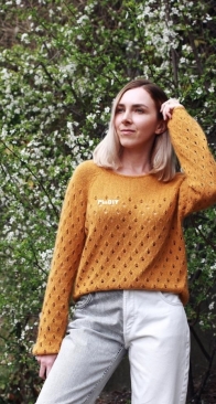 Bumblebee sweater - Efgesha Knits - Russian