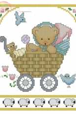 Leisure Arts 348 Teddies 03 Baby Teddy