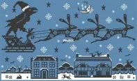 Long Dog Samplers - Santa Quill XSD