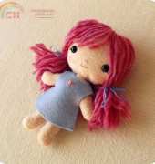 Gingermelon- Tag-Along Doll pattern
