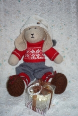 Knitting bunny