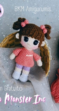 BKM Amigurumis - Boo Monster Inc - Spanish - Free