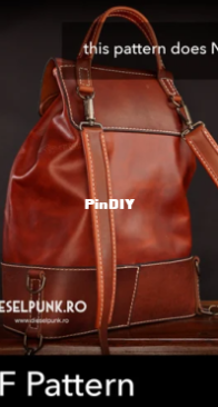 Dieselpunk.ro - D-Konstrukt Backpack - Leather.