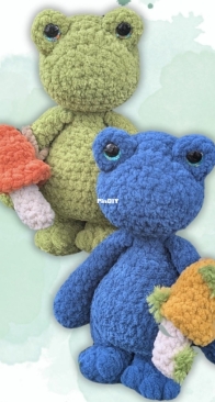 Mint to be Crochet- Flynn the Frog