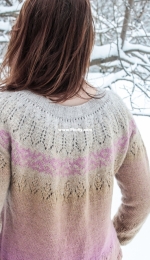 Rubies Sweater by Alessia & Favia Taverna - Knitting For Breakfast - English Italian