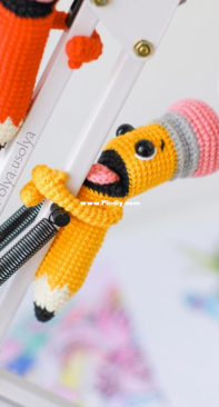 Olya Usolya Amigurumi - Olya Usoltseva - Bobby the pencil