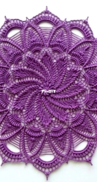 Galyna Borysova - Галина Борисова - Elvira Doily - Салфетка Эльвира - Russian