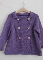 Dresow Design-Anne Dresow-Double-Breasted jacket with a structural pattern- free