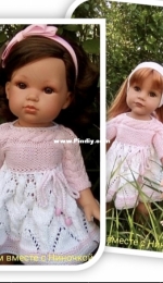 Marshmallow Pigtail Doll clothes - Nina Vyazantia - Russian