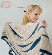 Masgot Shawl by Justyna Lorkowska - Letes Knits