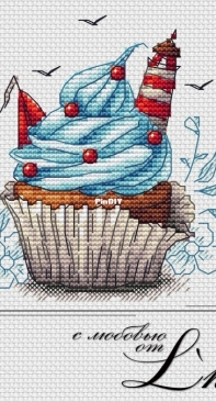 Lkacross - Needlework Flag Dessert by Natalia Orekhova - Free