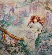 HAED JW 41026 Apple Blossom Dreaming by Josephine Wall